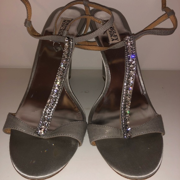 Badgley Mischka Shoes - 🍒badgley mischka wedge jeweled heels